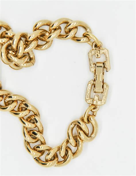 vintage givenchy gold bracelet|givenchy necklace vintage.